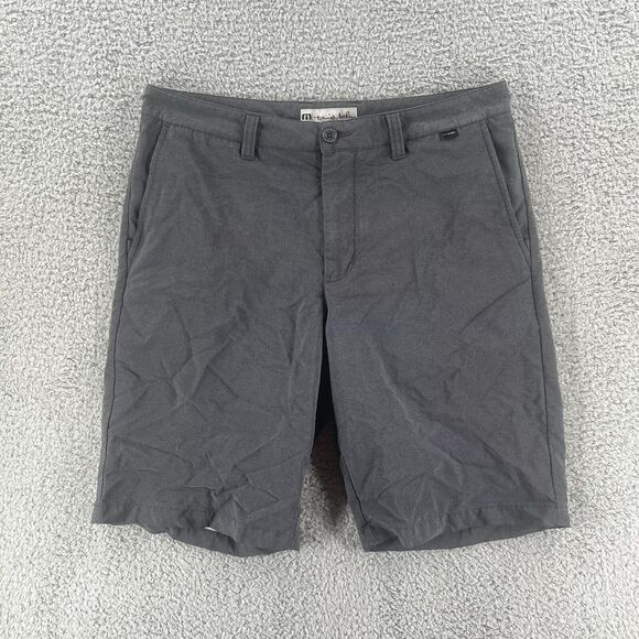Travis Matthew Golf Shorts Mens 34 x 10 Performance Gray Nylon Polyester Spandex - Picture 1 of 4